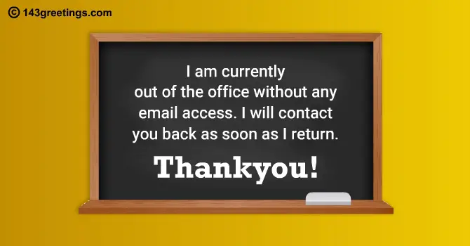 Out Of Office Messages